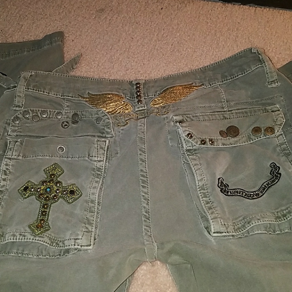 Military Stoned Robin Jeans